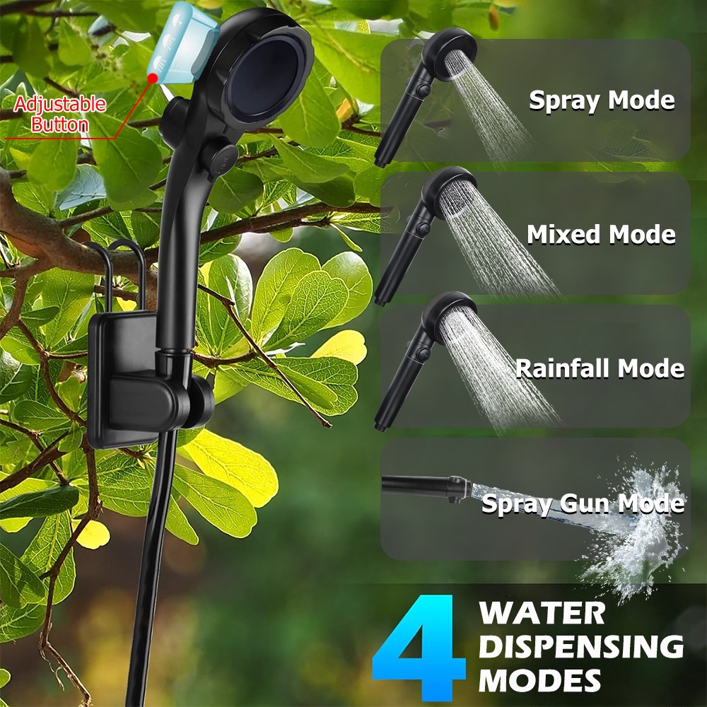 Portable Camping Shower in use 4